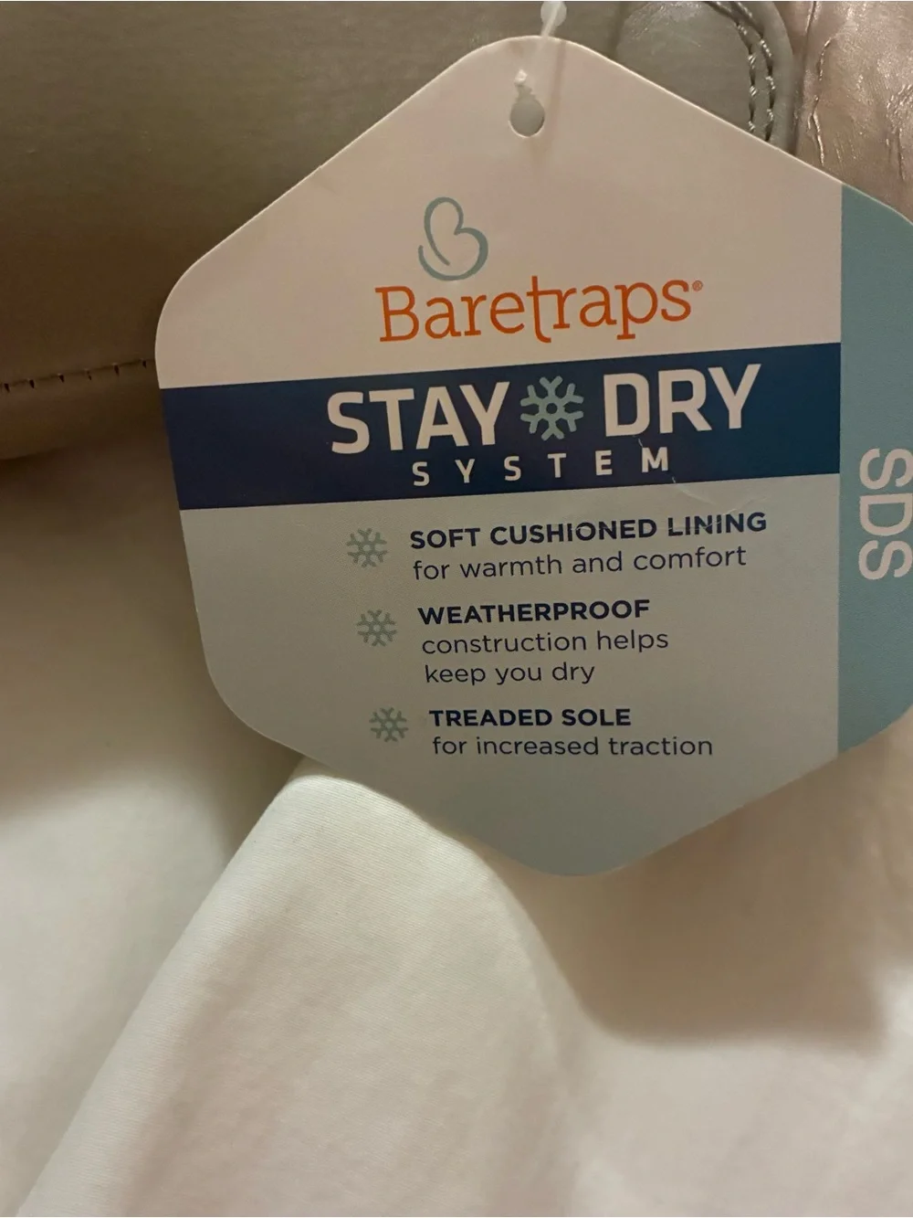 BareTraps Tan Lace-Up Winter Boots